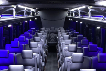 Methuen Charter Bus Interior