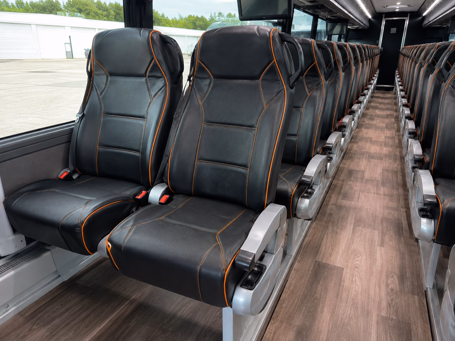 methuen charter bus rental interior
