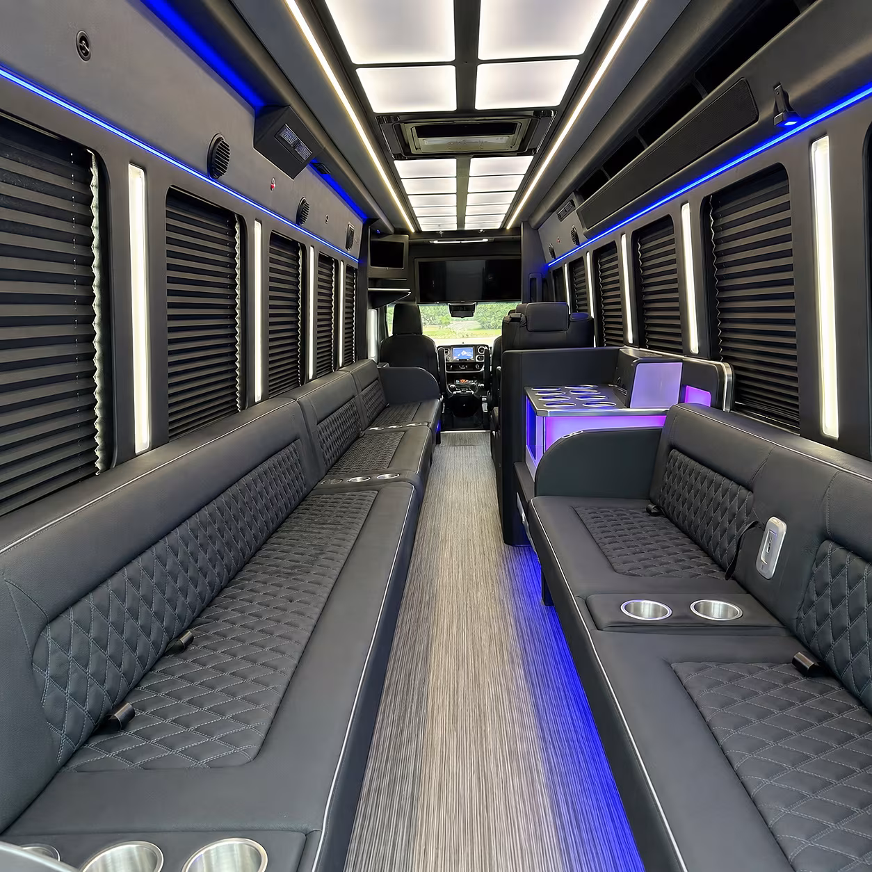 methuen party bus rental interior